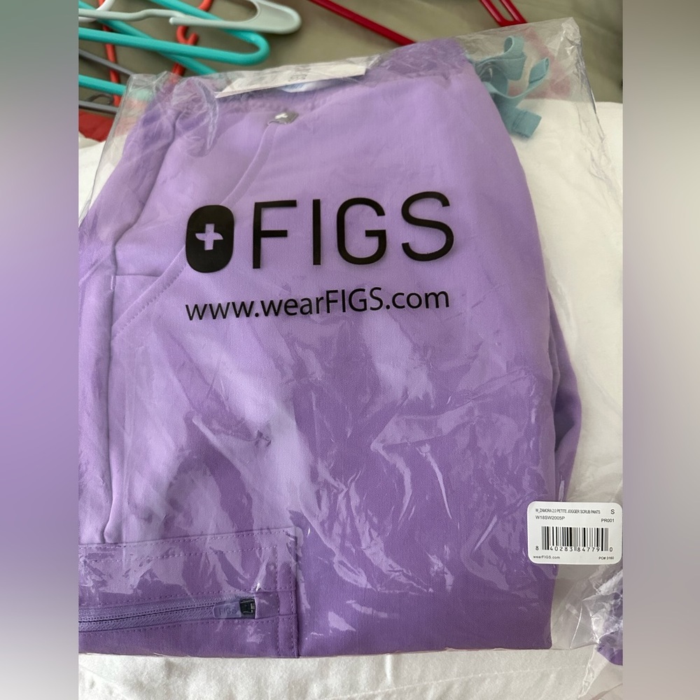 Figs small petite lavender Zamora joggers